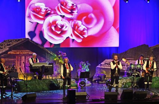 Die Musiker aus  Südtirol rühren trotz unspektakulärer Show  etliche Zuhörer  zu Tränen Foto: Brigitte Hess