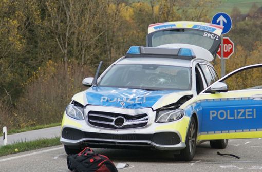 Ein Polizeiauto war in Dornstetten in einen tödlichen Unfall verwickelt. Foto: dpa/Gress