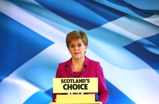 Schottlands Regierungschefin Nicola Sturgeon will ein neues Referendum. Foto: dpa/Jane Barlow