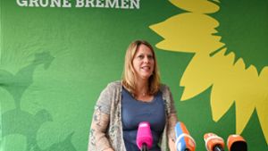 Maike Schaefer (Grüne) und die Bremer Grünen-Spitze schlagen eine Koalition mit SPD und Linkspartei vor. Foto: dpa