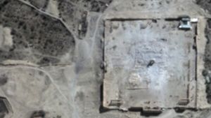 Der Baaltempel in Palmyra wurde zerstört. Foto: AP