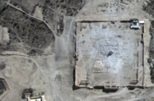 Der Baaltempel in Palmyra wurde zerstört. Foto: AP