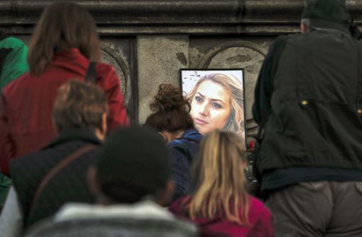Die TV-Moderatorin Wiktorija Marinowa wurde brutal getötet. Foto: AP