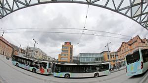 Auch Buslinien des Städtischen Verkehrsbetriebs Esslingen werden am Donnerstag und Freitag bestreikt. Foto: /Robin Rudel