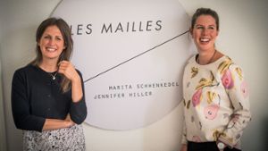 Die beiden Stuttgarter Designerinnen kreieren unter ihrem Label Les Mailles filigrane Schmuckstücke. Foto: Lichtgut/Max Kovalenko