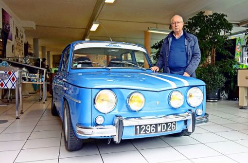 Fritz Schweier schaut, dass er seine Oldtimer einmal im Jahr fährt. Auch diesen Renault 8  Gordini, den er bei den „Retro Classics“ in Stuttgart ausstellt. Foto: Roland Böckeler