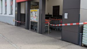 Der Supermarkt war infolge der Spinnensichtung mehrere Tage geschlossen. Foto: dpa/Unbekannt