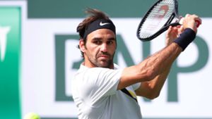 Roger Federer bereitet sich in Stuttgart auf das Turnier in Wimbledon vor. Foto: dpa