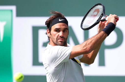 Roger Federer bereitet sich in Stuttgart auf das Turnier in Wimbledon vor. Foto: dpa