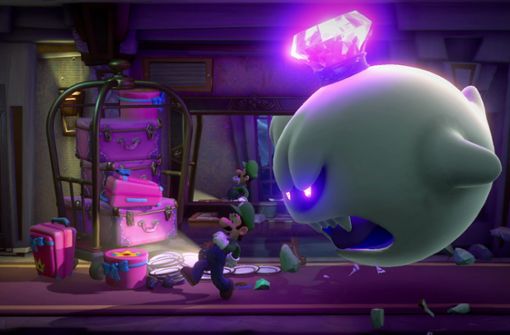 Ganz schön gruselig: Eine Szene aus  „Luigi’s Mansion 3 Foto: Nintendo
