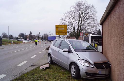 Binnen weniger Stunden kam es an derselben Stelle zu zwei Unfällen. Foto: 7aktuell.de/Franziska Hessenauer