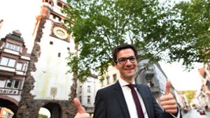 Martin Horn: der im April gewählte Oberbürgermeister von Freiburg ist derzeit noch Amtsverweser Foto: dpa