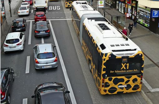 Die Cannstatter CDU will den Expressbus vom Wilhelmsplatz entfernen. Foto:  