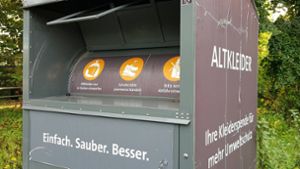 Altkleider-Container sind immer wieder attraktives Ziel für Langfinger. Foto: imago images//eutopress