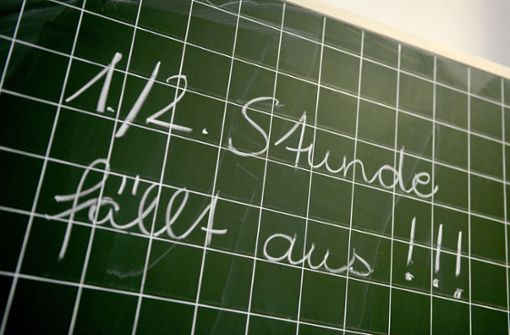 Jede zehnte Schulstunde in Baden-Württemberg findet nicht wie geplant statt. Foto: dpa