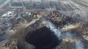 Eine Luftaufnahme zeigt das Ausmaß der Katastrophe. Foto: dpa