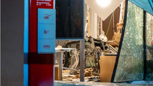 Ein Bild der Verwüstung: Im April haben Bankomat-Bomber in Gerlingen zugeschlagen. Foto: 7aktuell.de/ Archiv