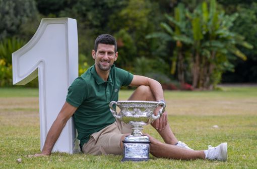 Novak Djokovic bricht einen Rekord nach dem anderen. Foto: dpa/Ng Han Guan