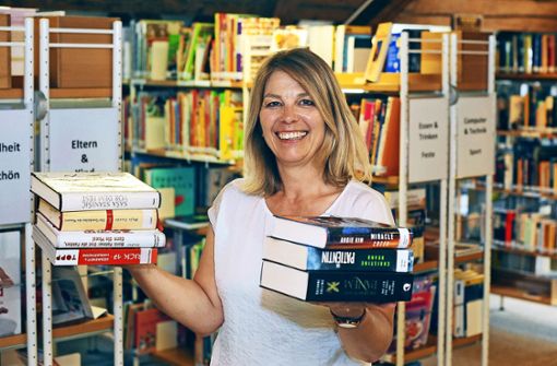 Daniela Kohlberger leitet seit Januar die Büchereien in Großbottwarer und Winzerhausen. Foto: Werner Kuhnle
