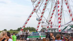 Ein 31-Jähriger ist beim Open Beatz Festival in Herzogenaurach aus dem Riesenrad gefallen. Foto: 7aktuell.de