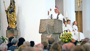 Bischof Gebhard Fürst hielt die Predigt zum Caritas-Geburtstag. Foto: Lichtgut -    Oliver Willikonsky