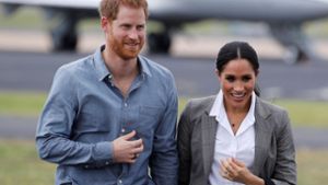 Prinz Harry und seine Ehefrau Meghan beim Besuch in Australien. Foto: PA Wire