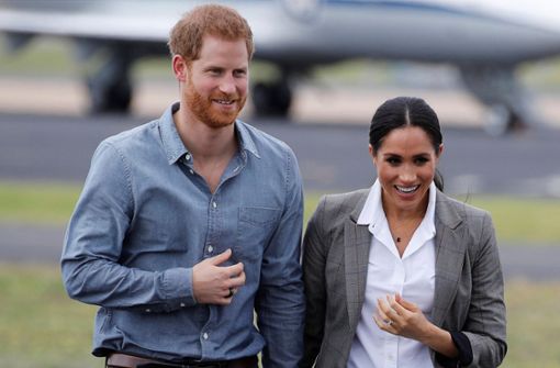 Prinz Harry und seine Ehefrau Meghan beim Besuch in Australien. Foto: PA Wire