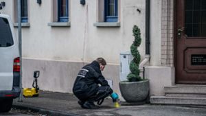 Beweissicherung nach den Schüssen auf eine junge Frau in Eislingen Foto: SDMG/Kohls