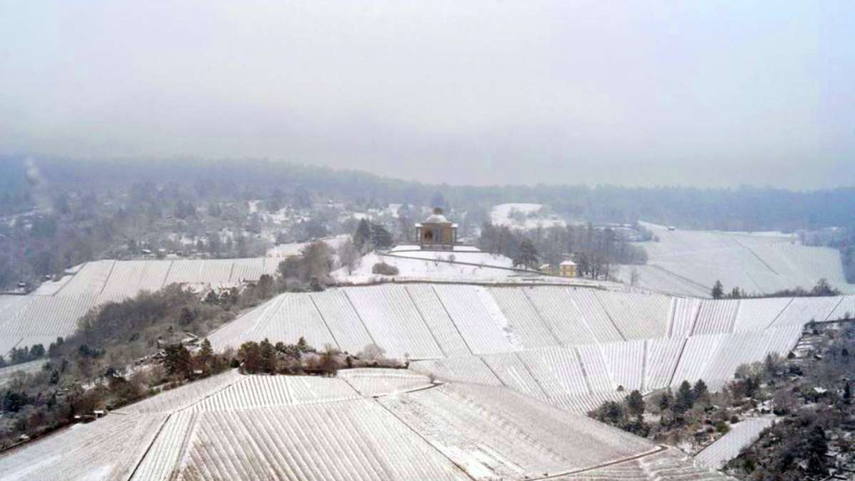 Schnee in Stuttgart: Landeshauptstadt  im Winterkleid