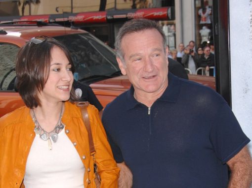 Robin Williams mit Tochter Zelda bei einem gemeinsamen Auftritt. Foto: Featureflash Photo Agency/Shutterstock.com