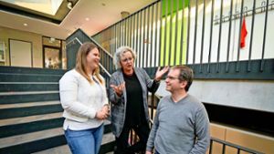 Renningen ist in Sachen Schulsozialarbeit im Vergleich gut aufgestellt, finden Anna-Sophie Schär, Susanne Künschner und Joachim Widmann (von links). Foto: Simon Granville
