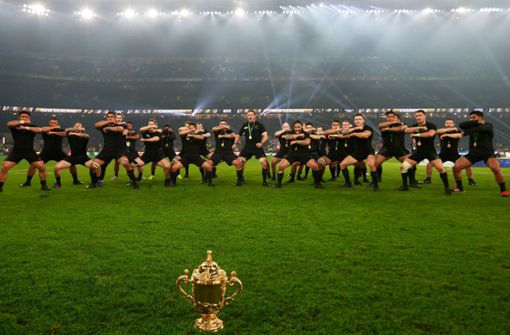 2011 und 2015 gewannen die Neuseeländer den Titel bei der Rugby-WM. Gelingt ihnen nun der Hattrick? Foto: Getty/Phil Walter