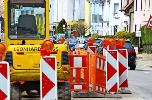 In Möhringen stehen 2019 zahlreiche Baustellen  an. Autofahrer müssen sich mancherorts auf Umleitungen und Verkehrsbehinderungen einstellen. Foto: Sandra Hintermayr