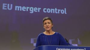 Die oberste Wettbewerbshüterin in Europa, Kommissarin Margrethe Vestager, hat ihr Veto gegen die Megafusion eingelegt. Foto: AFP