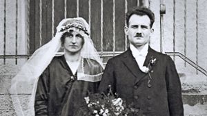 Hochzeit 1926: Bartholomäus Bumiller und Theresia geborene Freudenmann gaben sich das Jawort. Foto: Archiv Matthias Bumiller