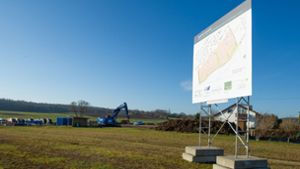 Im Baugebiet Rosneäcker wird die Kita „Untere Rosne“ im kommenden Sommer eröffnet. Foto: Eibner-Pressefoto/Sandy Dinkelacker