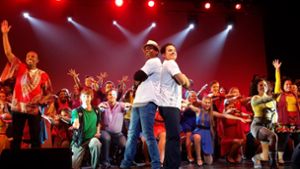 Insgesamt 100 Teilnehmer aus 20 verschiedenen Ländern reisen mit ihrer Musical-Show um die Welt und machen auch Halt in Stuttgart. Dafür suchen sie noch dringend Gastfamilien, die sie aufnehmen. Foto: upwithpeople.org