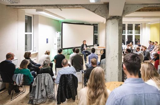 Ein Start-up-Treffen in Stuttgarter Gründerzentrum Steyg. Die Sorgen der Gründer wachsen. Foto: Steyg
