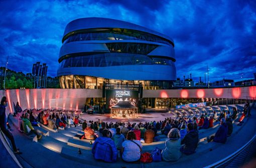 Das Festival Stadtkultur   auf der Open-Air-Bühne am Mercedes-Benz-Museum läuft noch bis zum 13. August. Foto: /Mercedes-Benz AG