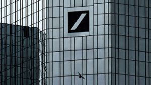 Deutsche-Bank-Logo in Frankfurt Foto: AFP/Kirill Kudryavtsev