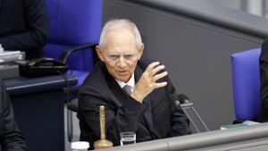 Wolfgang Schäuble – hier in seinem Amt als Bundestagspräsident Foto: imago/Christoph Hardt