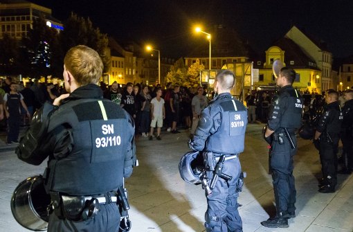 Nach der Auseinandersetzung mit fremdenfeindlichen Einheimischen in Bautzen ist die Ausgangssperre für Flüchtlinge aufgehoben. Foto: dpa