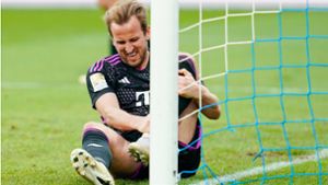 Bayern-Star Harry Kane hatte sich beim Spiel in Darmstadt verletzt. Foto: dpa/Uwe Anspach