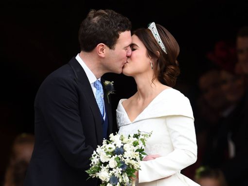Prinzessin Eugenie und Jack Brooksbank bei ihrer Hochzeit im Oktober 2018. Foto: imago images/i Images
