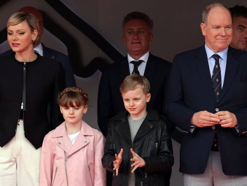 Die Fürstenfamilie verfolgte den Monaco E-Prix am 27. April. Foto: IMAGO/Andreas Beil
