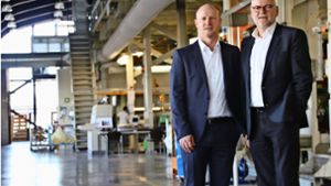 Sven Schneller und Thomas Baumgärtner führen die Geschäfte bei Herma. Foto: Rüdiger Ott