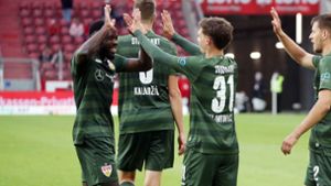 VfB-Profi Mateo Klimowicz erzielte das zwischenzeitliche 3:1 gegen Mainz. Foto: Pressefoto Baumann/Hansjürgen Britsch