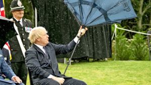 Boris Johnson stehen erneut stürmische Wochen bevor. Foto: AFP/CHRISTOPHER FURLONG