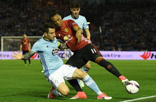 Manchester United gewinnt im Halbfinal-Hinspiel gegen Celta Vigo. Foto: Getty Images Europe