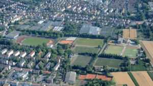 Der Sportpark in der Ludwigsburger Oststadt  wird in den nächsten Jahren umgekrempelt. Nördlich des Stadions entsteht ein großes Wohngebiet. Foto: Stadt Ludwigsburg